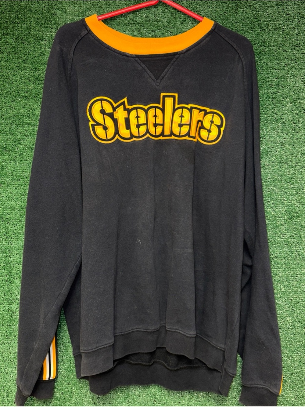 Pittsburgh Steelers Vintage Y2K Crewneck Sweatshirt L Reebok tag